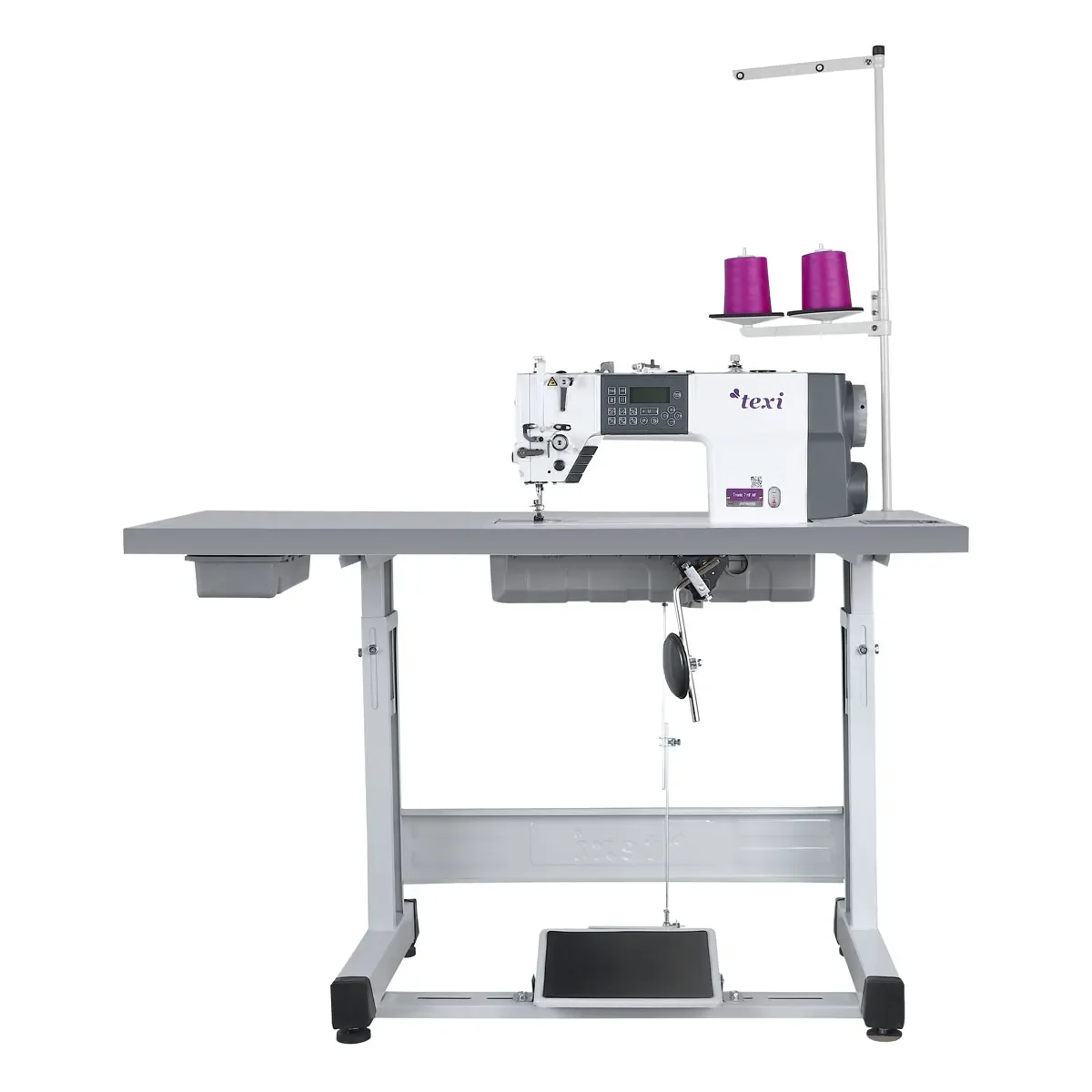 Texi Tronic 7HF industrisymaskin med nålmatning